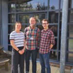 Plumpton College students Louisa Highwood, Peter Taswell and Marek Parkola won the NFU Mutual’s ‘Enhancing Vineyard Sustainability Award’. 
