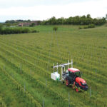 Kubota tractor in vineyard