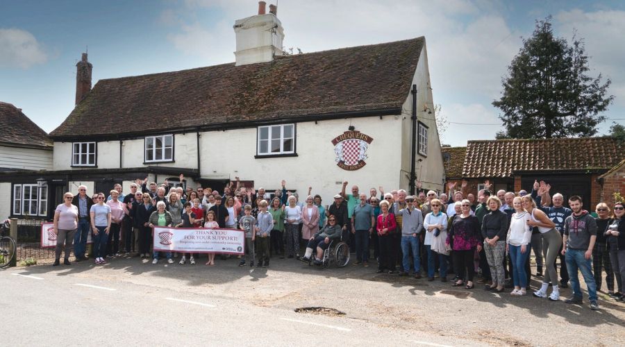 The Roxwell Chequers Community Benefit Society, which saved the Chequers Inn in Roxwell, Essex, was announced the runner-up in Pub Saving Award 2024 competition.  