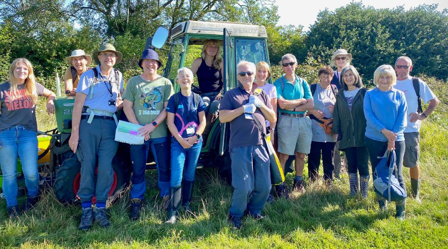 Volunteers at Forty Hall VIneyard